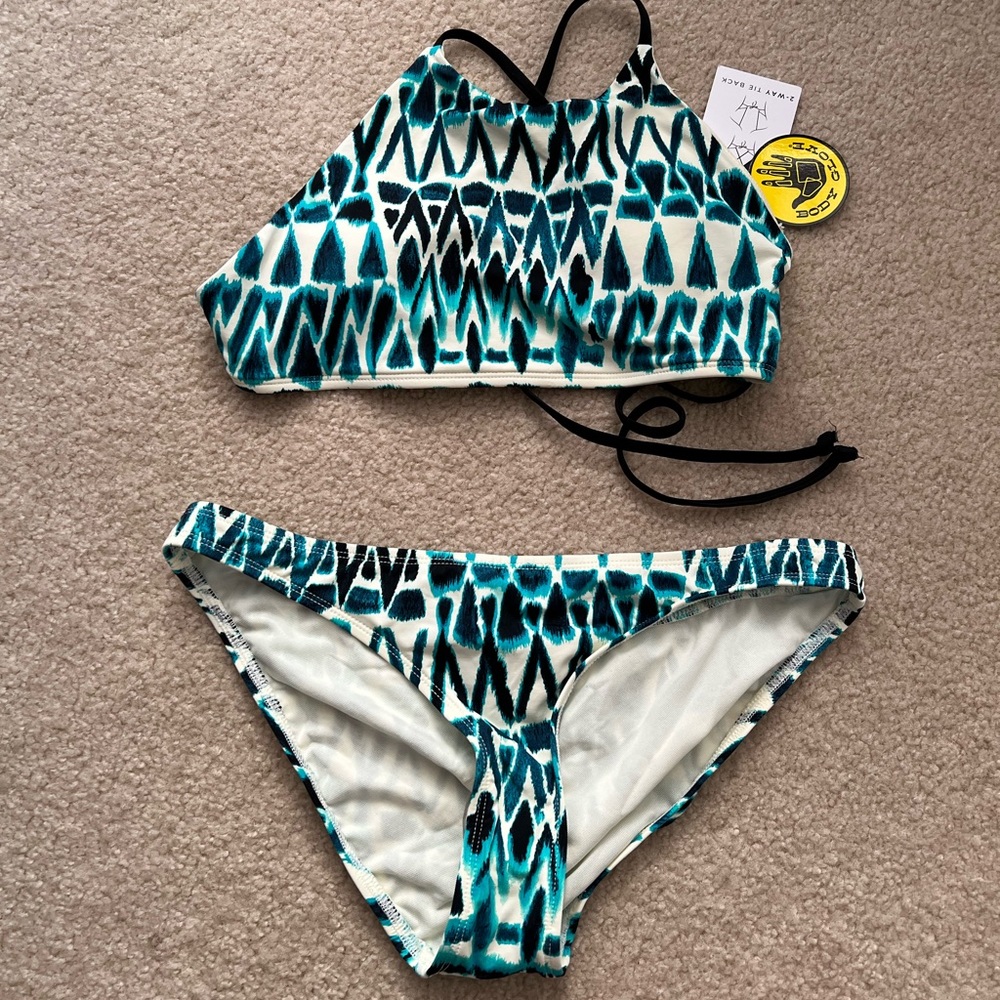 Blue bikini set